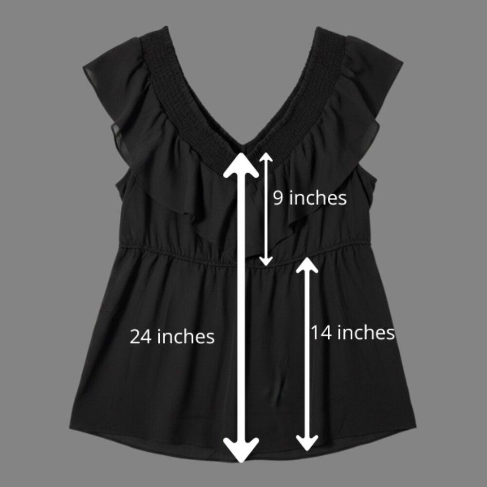 NWT Torrid Black Gauze and Chiffon Baby Doll Tie Top SZ 4 (26) - Picture 5 of 9